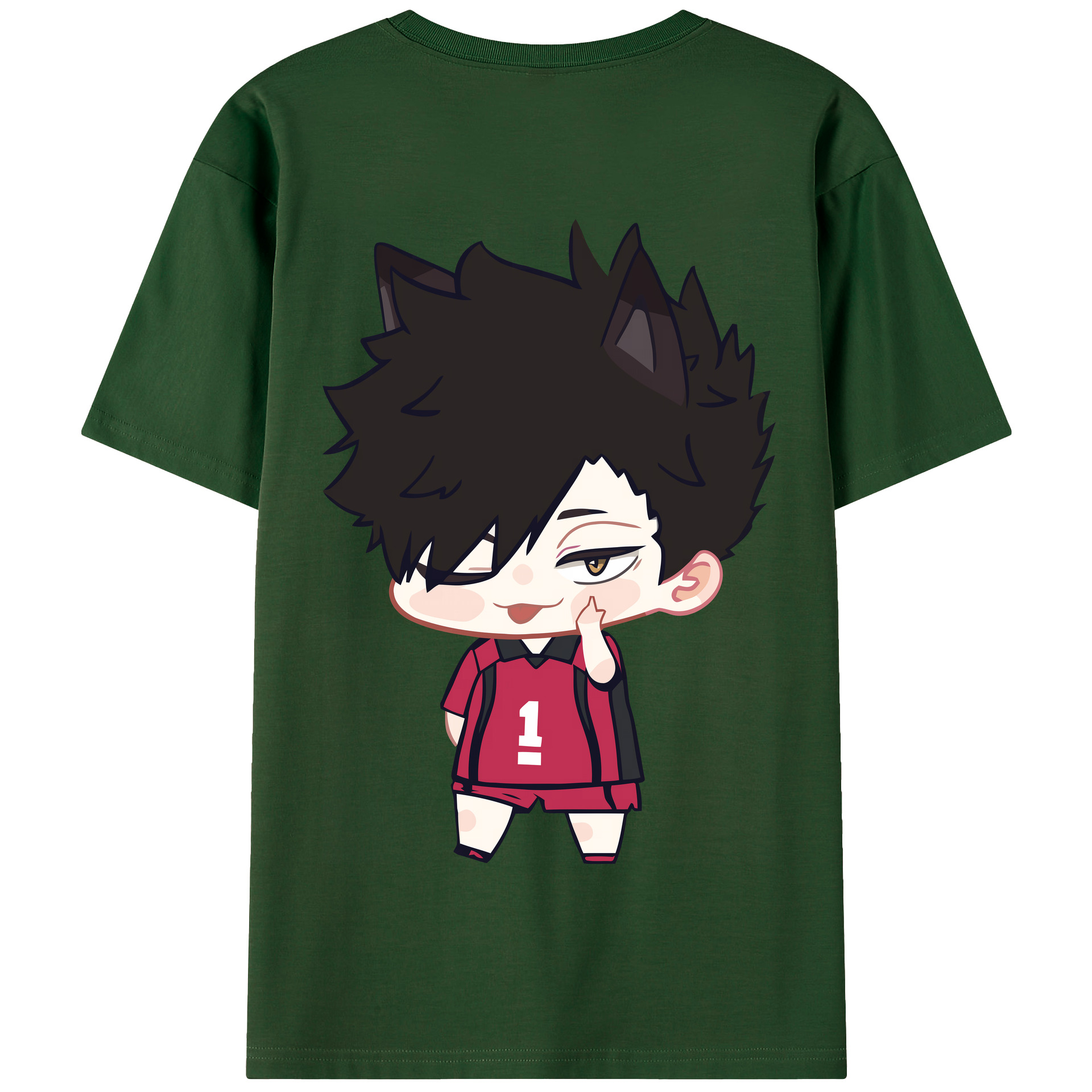 （画像用） ハイキュー!! Haikyu!! 綿100％半袖Tシャツ（背面プリント）